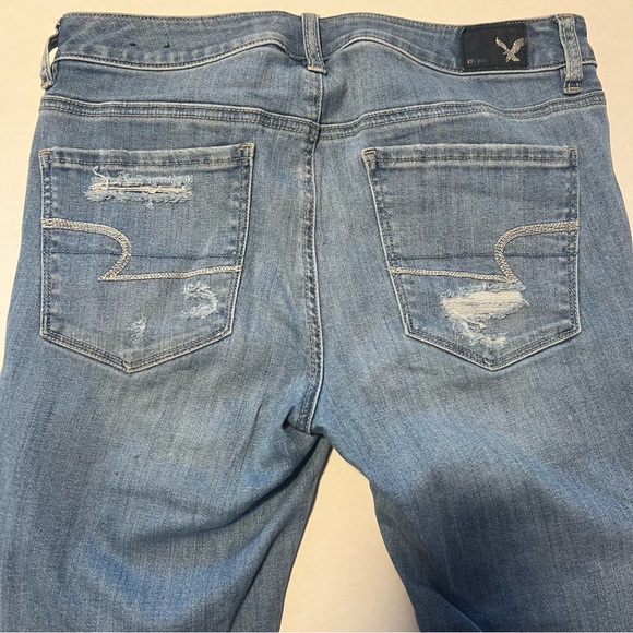 American Eagle Super Stretch Ripped Skinny Jeans - Picture 3 of 11